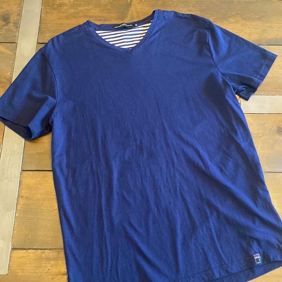 Tailored Recreation premium navy slight v neck tee size M - Picture 1 of 6